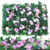 Party Decoration 40x60 cm Green Plant Wall Wedd Wedding Outdoor Inhoor Bakgrund Artificial Lawn Silk Flower