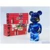 Alto-falantes portáteis 2023 Street Art Violent Bear Alto-falante Bluetooth Graffiti Trend Mini Subwoofer sem fio Decoração de mesa Estéreo So Dhh2H