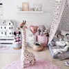 Hurtownia żyrafa z kreskówek dla dzieci pluszowa zabawka lalka poduszka do rzucania poduszka dla dziecka