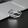 Glass+Zegar Cover for Apple Watch 45 mm 41 mm 40 mm 44 mm 38 mm 42 mm Bling Case Diamond Bumper Protector dla iWatch 8 7 6 5 4 3 2 1 z pudełkiem detalicznym