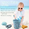 Sand Play Water Fun Summer Beach Toys Kids Soft Silicone Sandbox Set Game Toy Send Children Tools Swim 230619