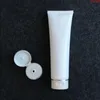300ml Empty white Soft Refillable Plastic Lotion Tubes Squeeze Cosmetic Packaging, 300g Cream Tube Screw Lids Bottle Containergood qty Pbecd