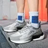 MENS BREATHABLE sneakers Casual Sports Shoes Gradient Color Running Trainers
