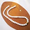 Chaînes véritable collier de perles naturelles femmes 925 boule en argent classique collier chaîne femme luxe bijoux fille fête cadeau Banquet