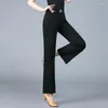 Stage Wear 2023 Pantalon de danse moderne Femme Pantalon de pratique latine