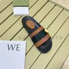 2023 Designer donna Sandali uomo Pantofole Summer Beach outdoor Slide Nero Bianco Rosa Fashion Luxury Flat Slipper Rubber Slides uomo donna scarpe da ginnastica da donna