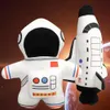 Animaux en peluche Simulation Série spatiale Jouets en peluche Astronaute Spaceman Fusée Vaisseau spatial Peluche en peluche Poupée Canapé Oreiller Garçons Enfants Cadeaux d'anniversaire 230617