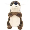 Fyllda plyschdjur 20 cm längd Kids Otter Plush Toy Cute Sea Otter Stuffed Animal Cartoon Doll Bedtime Friend For Boys and Girls Plush Otter Toys 230617