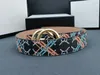 CD FF MBELTS Fashion Buckle G äkta läderbältesbredd 3,8 cm ny randig tyg tre färger stilar högkvalitativa designer män kvinnor bälten a+