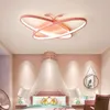 Lampadari Soffitto moderno della camera da letto del LED per la stanza dei giocattoli dei bambini Personalità creativa Luci del candeliere del capretto blu rosa