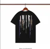 Tees Amari Tshirts Amirl AmirliesシャツAm Amis T Imiri Amiiri Tshirt Men Shirts Luxury Designer Fashion T Tops Quality Summer Short Hip Hop Streetwear TSH QP7L