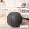 Yoga Balls 65cm Linen Yoga Ball Cover Balance Ball Protector 65cm Yoga Ball con pompa per Home Gym Yoga Pilates Fitness Body Building 230617