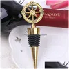 Бар инструментов для открытия бутылок Favors Rudder Wine Stopper Scipsice Themed Themed Compass Shous