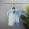 Men Designer Shirts Summer Shoort Sleeve Casual Shirts Fashion Loose Polos Beach Style Ademend T-shirts T-shirts kleding M-3XL Q53