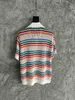 High quality mens shirt fashion stripe design comfortable stretch cotton knit shirt US size luxury designer shirt