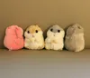 Animais de pelúcia recheados 11 cm brinquedos de pelúcia fofos, boneca de hamster de pelúcia macia, bolsa de joias, pingente de chave, máquina de agarrar, boneca de hamster de pelúcia 230617