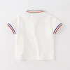 Polos Dave Bella Children's Polo Shirt Children's T-Shirt Summer Clothes Boys Short Sleeve Top Large Kid's Wear DB2233622 230617