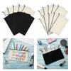 10x Canvas Cosmetic Bag With Zipper Travel For Craft School