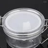 Storage Bottles 2pcs 120ml 200ml 300ml Plastic Seal Tank Food Grain Kitchen Sorting Grains Clear Box Mask Container M40C