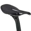 Bike Saddles 96g Ultralight Full Carbon Saddle MTBRoad saddle Super Light Leather Cushions 240143 230617