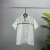 Mężczyźni designerskie koszule Summer Shoort Rękaw swobodny koszulki moda luźne polo w stylu plażowym oddychające tshirts tee odzież m-3xl q9