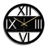 Wall Clocks Large Modern Clock Roman Numeral Decorative Art Classic Indoor Silent For Living Room Office Decor Drop Delivery Home Gar Dhokw