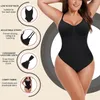 Women's Shapers Thong Low Back Seamless Bodysuit Shapewear For Women Tummy Control Slimming Sheath Push Up Abdomen Body Tank Tops