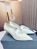 Luxury Designer Dress Shoes Women's Prad New Summer Sandals Designer Fashion Sexig Formal Dress Elegant Temperament PZ03