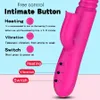 Massager Warming Stretching Vibrator for Women 10 Mode Clitoris Tongue Stimulator Reality Dildo Vibrators Female Adults