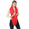 Scarves Fashion Wraps Neck Warmer Bib Shawl Circle Loop Infinity Scarf Hidden Zip Pocket