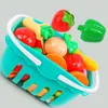 Kitchens Play Food 16-30PCS Kitchen Pretend Play Set Simulation Cutting Fruit Vegetable Burger Food Cooking Bambini Giocattoli educativi per Kid Girls 230617