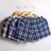 Underpants 4Pcslot Boxer Men Thin Summer Underwear Cotton Man Short Breathable Plaid Flexible Shorts Boxer Male Underpants 5XL 6XL 230619