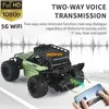 تطبيق سيارة التحكم في الراديو التحكم عن بُعد سيارة WiFi Camera HD RC 4WD BUGGY SUV 1/18 RC CARS ELECTRAL TOYS للأولاد تسلق السيارة