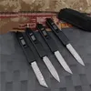 US Style UT85 UT88 Damascus Automatyczny kieszonkowy nóż z włókna węglowego Aluminium Uchwyt obrońca na zewnątrz 9000 3400 5370 Exocet Survival Auto Taktyczne noże