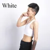 Women's Shapers Casual Breathable Buckle Short Chest Breast Binder Vest Tops Underwear Tank Bandage Side Hook