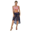 Skirts American Flag Inspired Women S Sleeveless Vest And Long Skirt Set For 4th Of July Celebrations - Perfect Summer Outfit With
