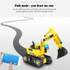 RC Excavating Machinery Toys Programmable Assembled remote control Building Blocks Truck Engineering Vehicle Car Kids Gift