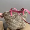 2023 New Totes Beach straw Shopping One Shoulder Bags basket bucket handbag envelope Womens fashion luxurys Designer fashion versatile