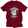 Camisetas masculinas Cypress Hill Classic Skull Globe Logo Green Shirt Merch Custom Printed Tee