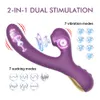 Massager Rabbit Vibrator Sucking Vibration Dildo for Women Dual Motor Heating Female Masturbator g Spot Clitoris Sucker