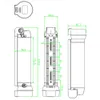 Mini bouteille Ebike 24V 36V cadre Batteries 10.5Ah 7Ah 250W 350W 500W VTT électrique EMTB avec chargeur