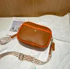 Designer luxury new horse-drawn car ladies camera bag street trend one-shoulder diagonal small square bag Top Qulity