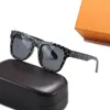 Gafas de sol de lujo lentes polaroid Carta de diseñador para mujer Gafas para hombre Gafas senior para mujer Marco de anteojos Gafas de sol de metal vintage con AAA3421