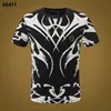 Ny stil Phillip Plain Men T Shirts Designer PP Skull Diamond T Shirt Kort ärm Dollar Brown Bear Brand Tee High Quality Skulls T Shirt Tops PF88411