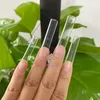 False Nails 500pcsbag XXL No C Curve Straight Nail Tips Flat Square Half Cover False Finger Coffin Acrylic Tip Long Nail Glue Manicure Tool 230619