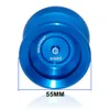 Yoyo yoyo Series Professional Metal Yo-Yo Rolamentos de esferas de alta velocidade Cordas Brinquedos para presente-Azul R230619