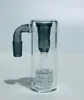 Catcher di cenere di vetro per bong per pipa ad acqua narghilè 45 gradi Matrix perc percolatore uno all'interno di 14 mm o 18 mm giunto spesso trasparente ashcatcher