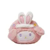 Melody Cute Rabbit Peluche Zaino Borsa a tracolla in peluche da ragazza Cartoon Pink Rabbit Shoulder Bag