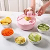 Fruit Vegetable Tools Fast Safe Kitchen Multifunctional Salad Utensils Vegetable Chopper Carrot Potato Manual Shredder Cooking Vegetable Tools 230617