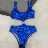 Modedesigner-Mädchen-Bikini-Set, heißer Mini-Damen-Klassiker-Badeanzug, Buchstaben-Badebekleidung, sexy Damen-Tangas, Top, Strand-Badeanzug, lässiger Schnür-Tankini, Umstands-Strandmode